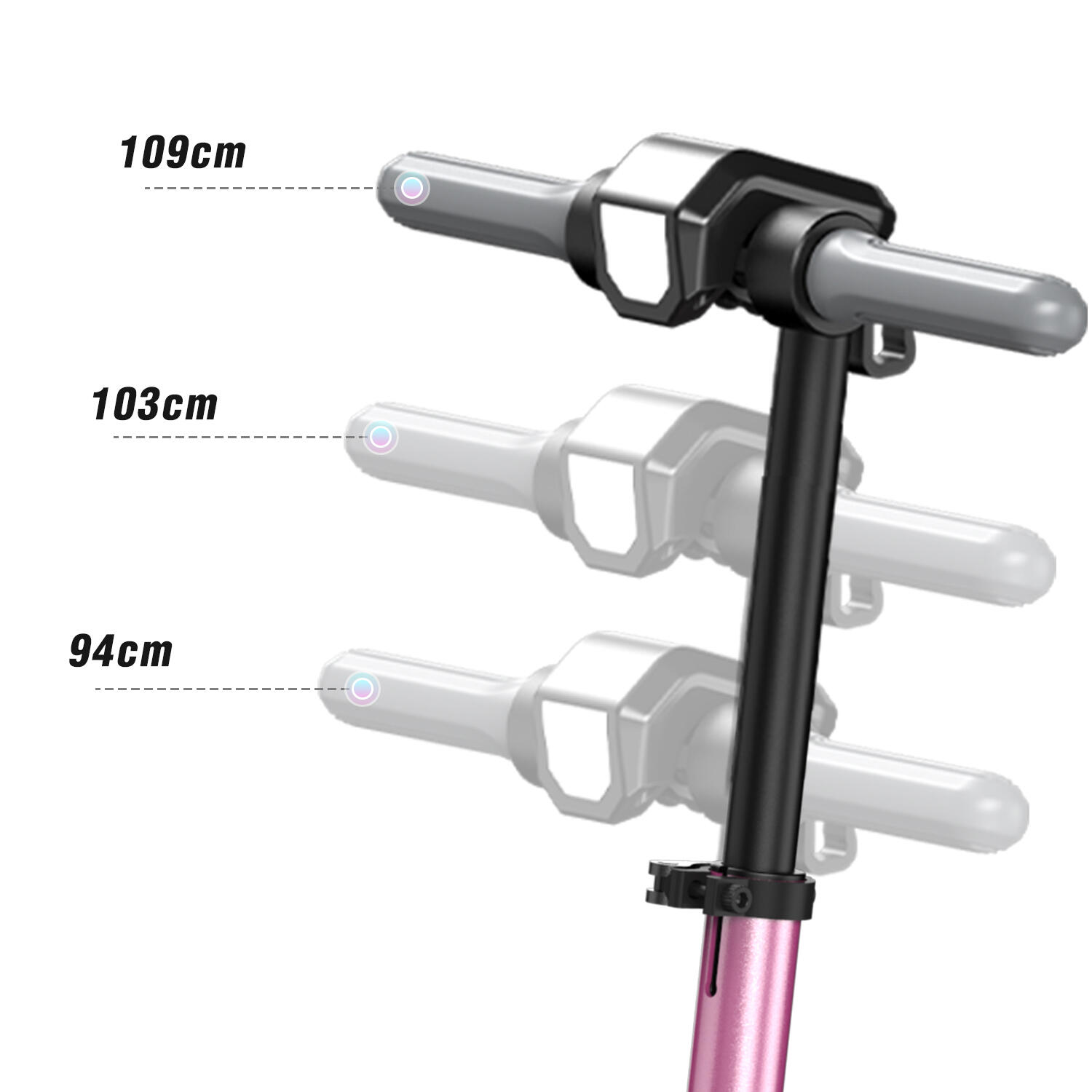 Patinete infantil 3 vel., ruedas 7", suspensión plegable - RCB R12 MAX 5/7