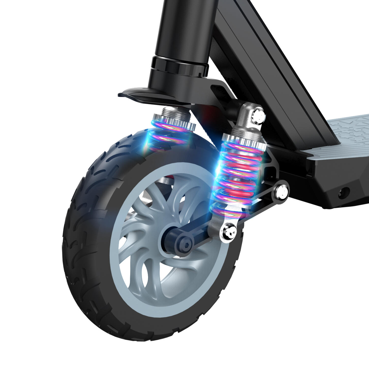Patinete infantil 3 vel., ruedas 7", suspensión plegable - RCB R12 MAX 2/7