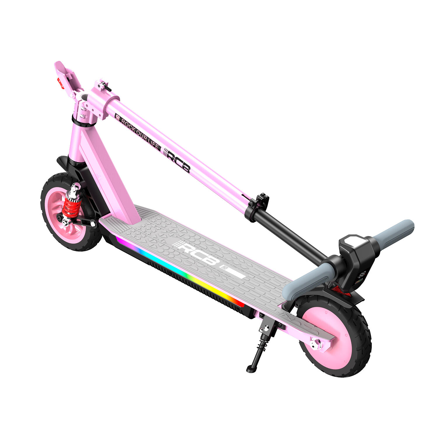 Patinete infantil 3 vel., ruedas 7", suspensión plegable - RCB R12 MAX 2/7