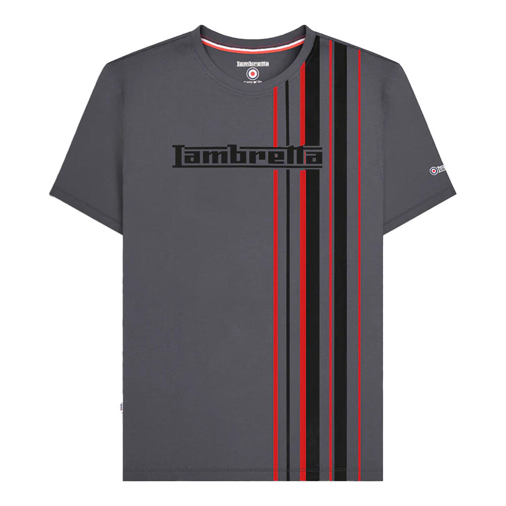 Lambretta Mens Racing Stripe T-Shirt