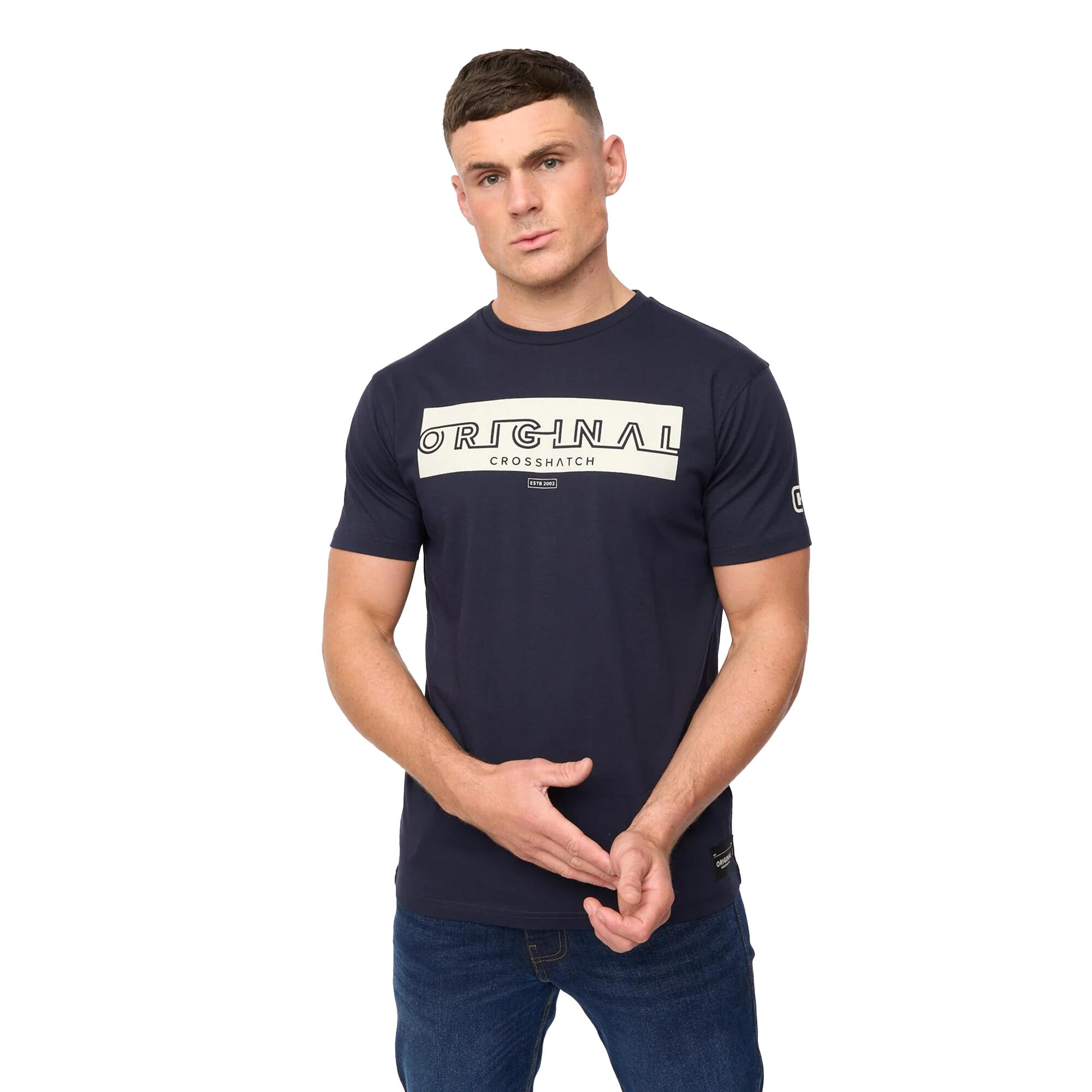 Crosshatch Mens Kratmoss T-Shirt