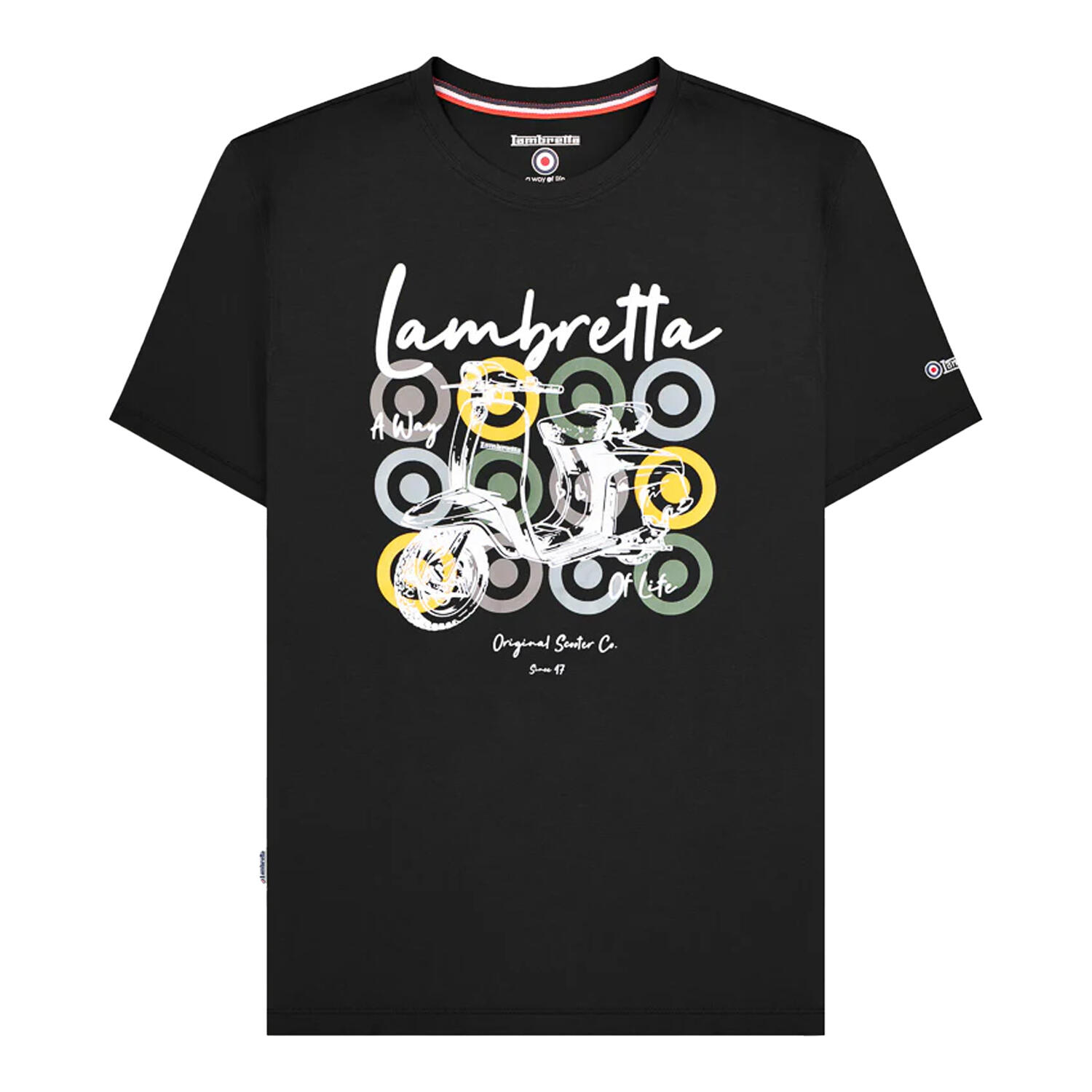 Lambretta Mens Scooter Brand Big & Tall T-Shirt