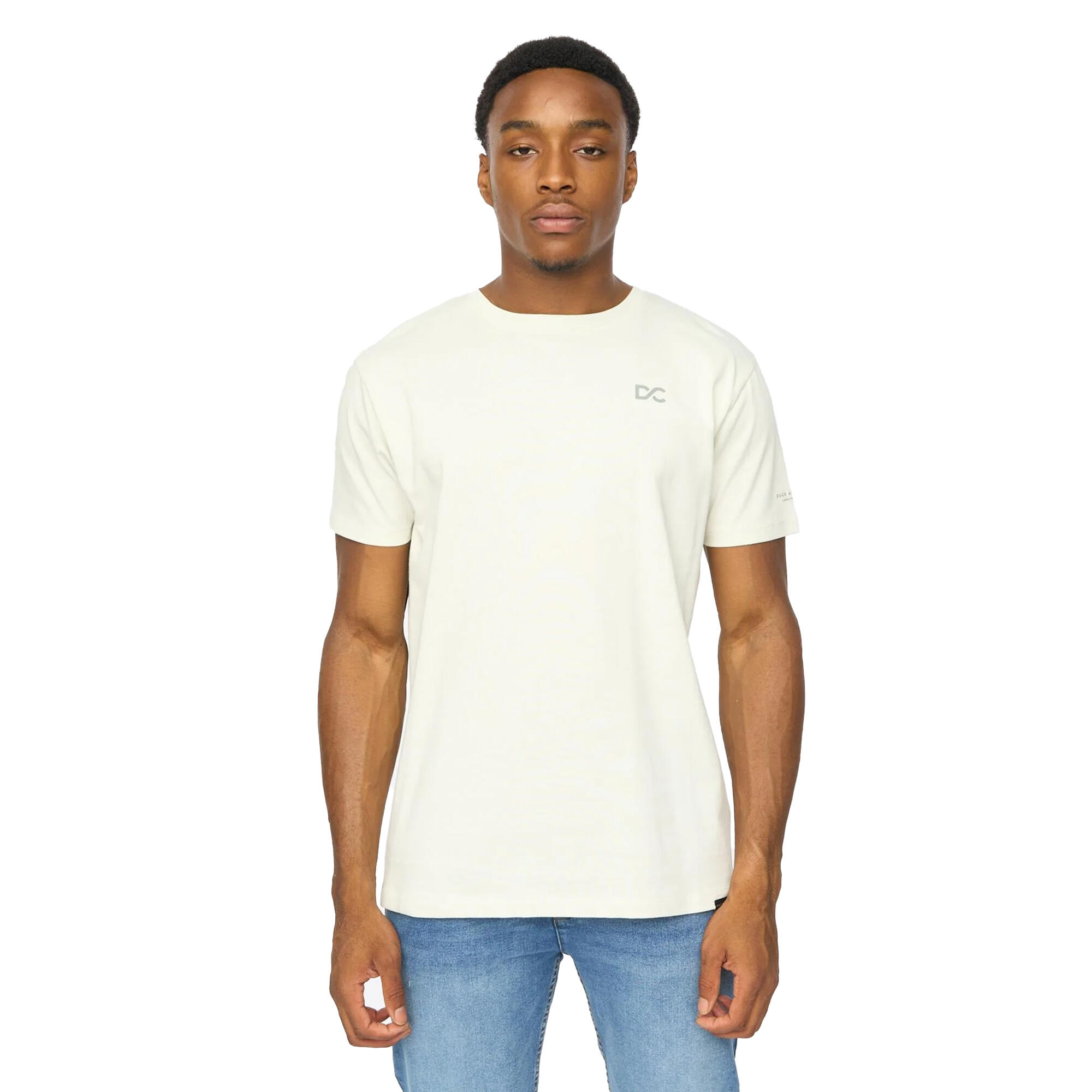 Duck and Cover Mens Trimlines Heavyweight T-Shirt
