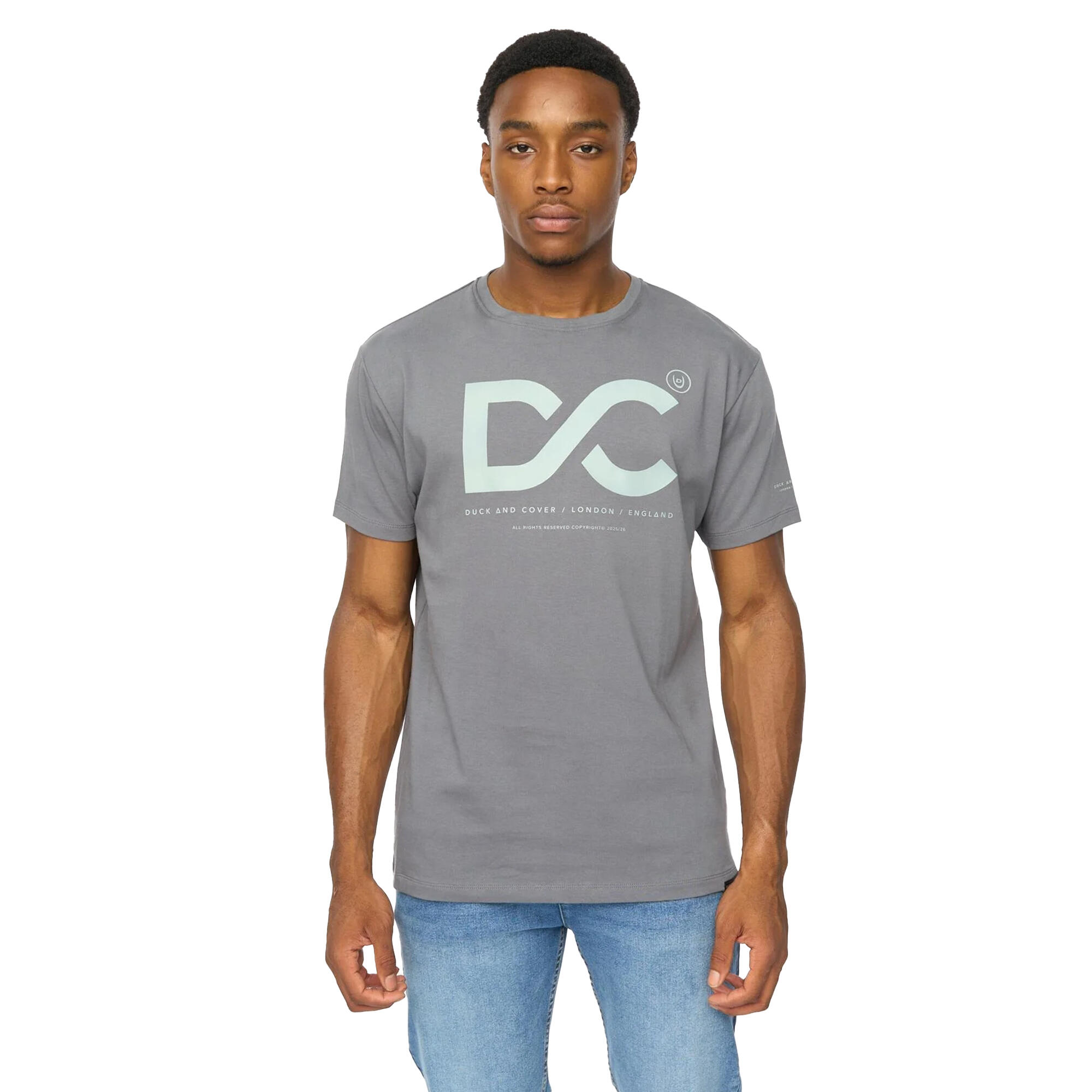 Duck and Cover Mens Polymoore Heavyweight T-Shirt