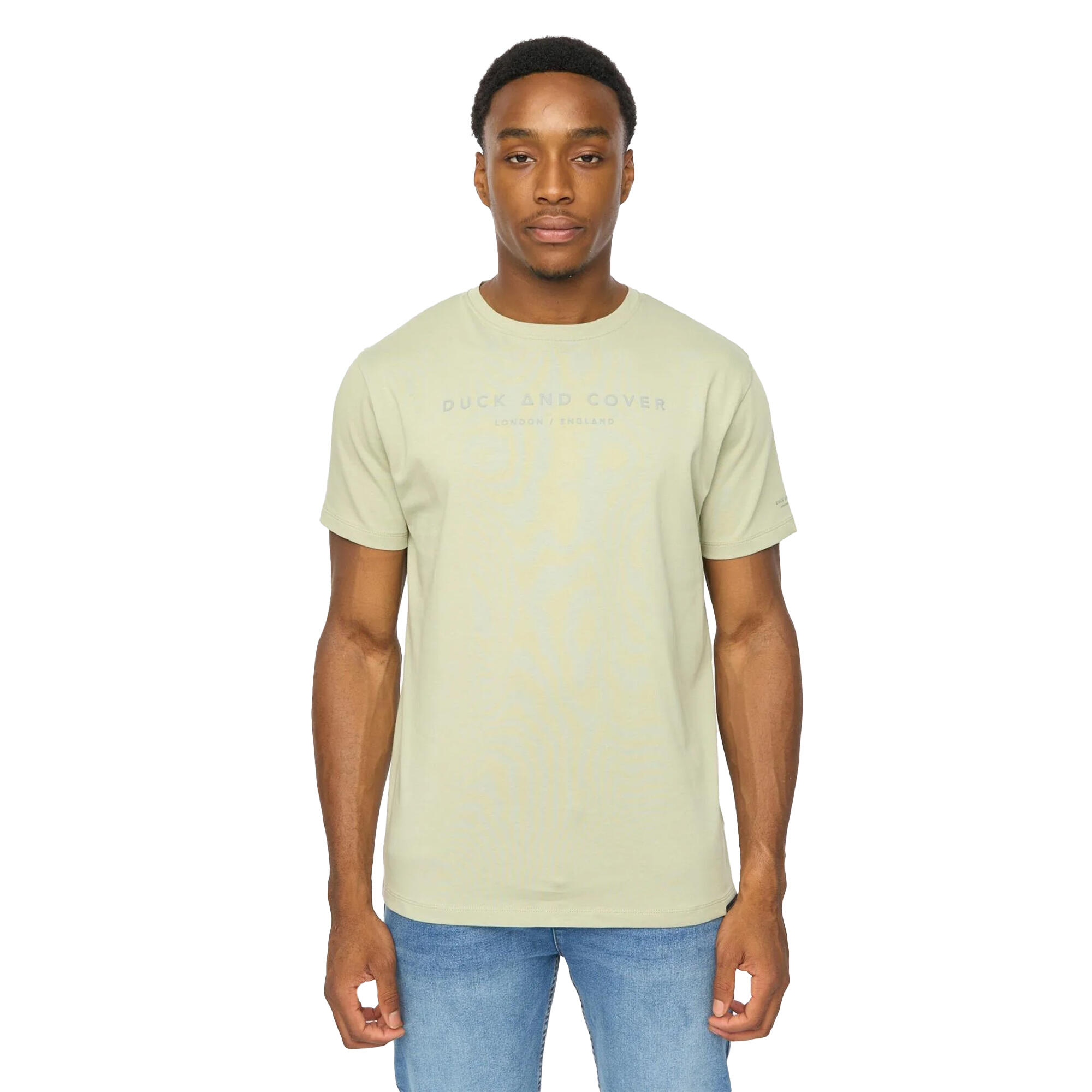 Duck and Cover Mens Crytons Heavyweight T-Shirt