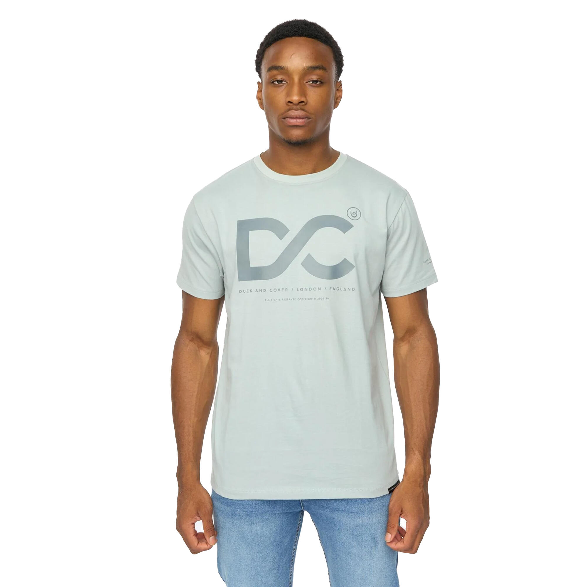 Duck and Cover Mens Polymoore Heavyweight T-Shirt