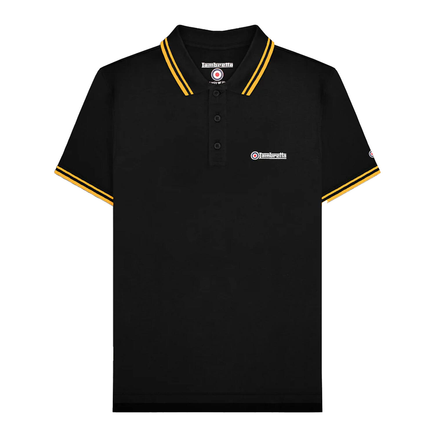 Lambretta Mens Tipped Big & Tall Polo Shirt