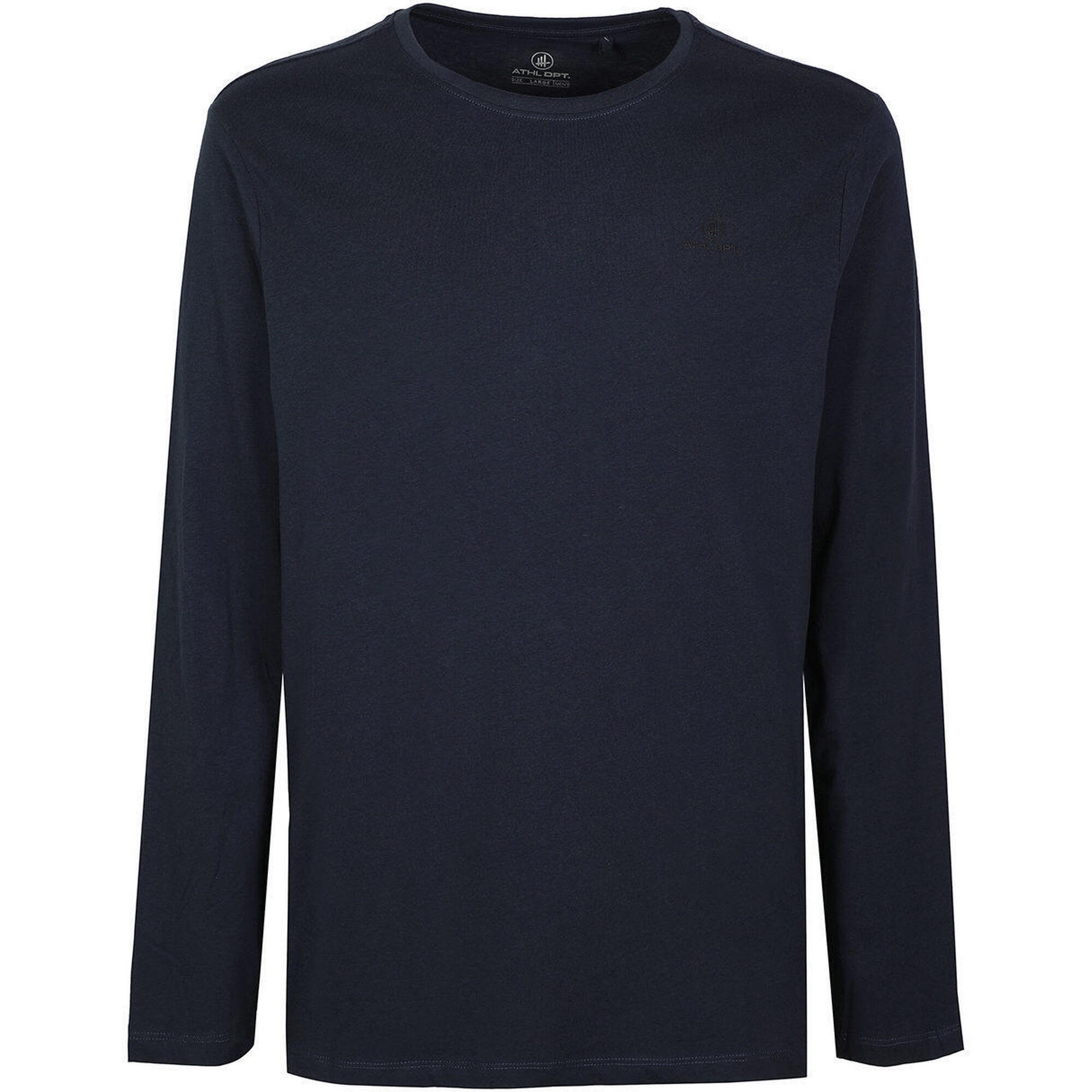 Koszulka męska ATHL DPT Logan, długi rękaw, granatowa
