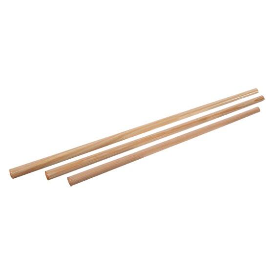 Poteau en bois 2514 - Ø 28 mm, finition rustique, 120 cm 1/1