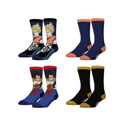 Lot de 4 paires de chaussette homme Dragon Ball Z