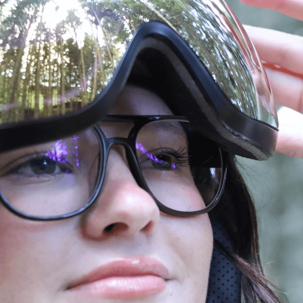 CASCO CON VISOR LOUNA II FASHION BLACK MOUNTAIN 3/6