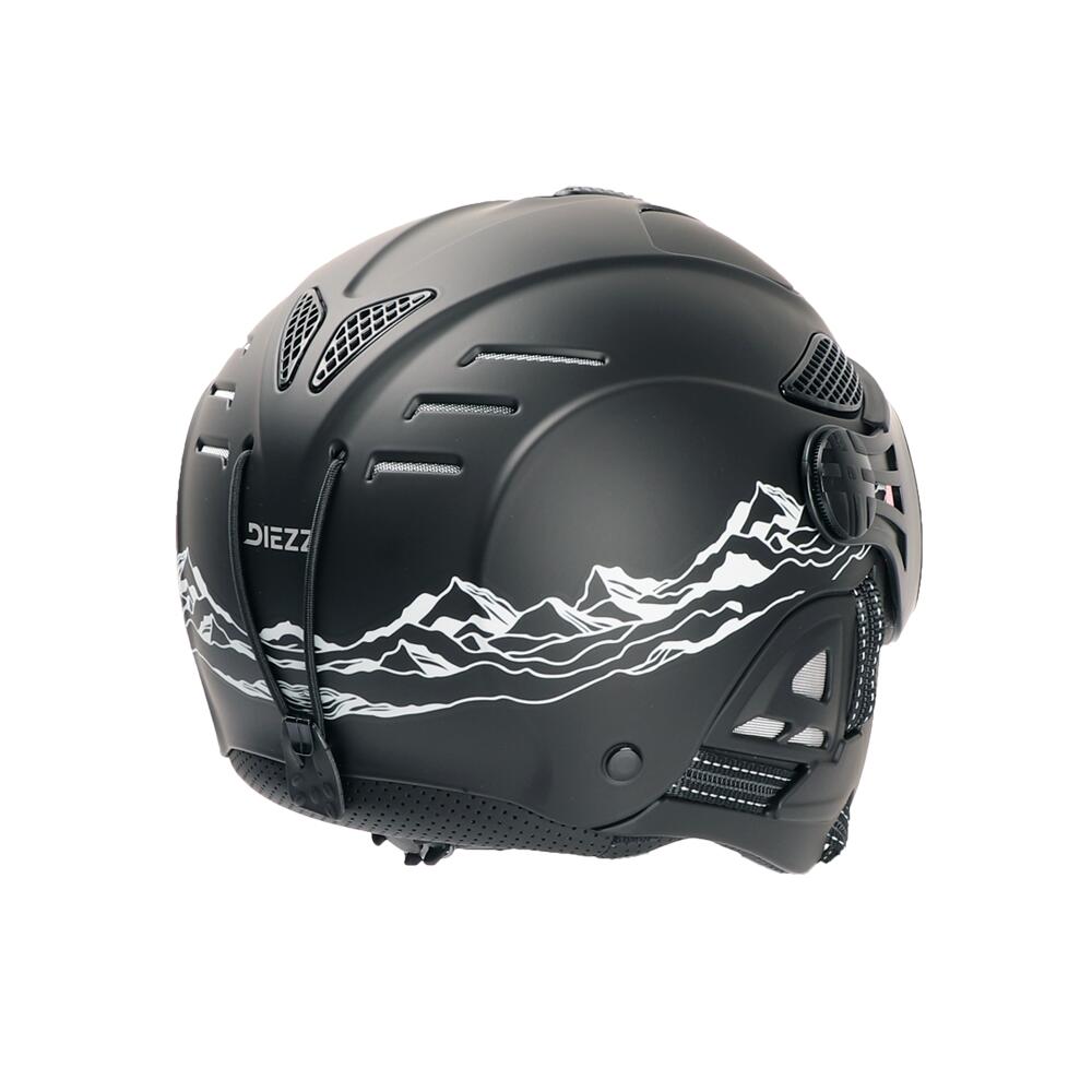 CASCO CON VISOR LOUNA II FASHION BLACK MOUNTAIN 2/6