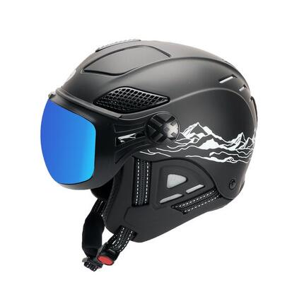 HELM VISIER LOUNA II FASHION LEATHER BLACK