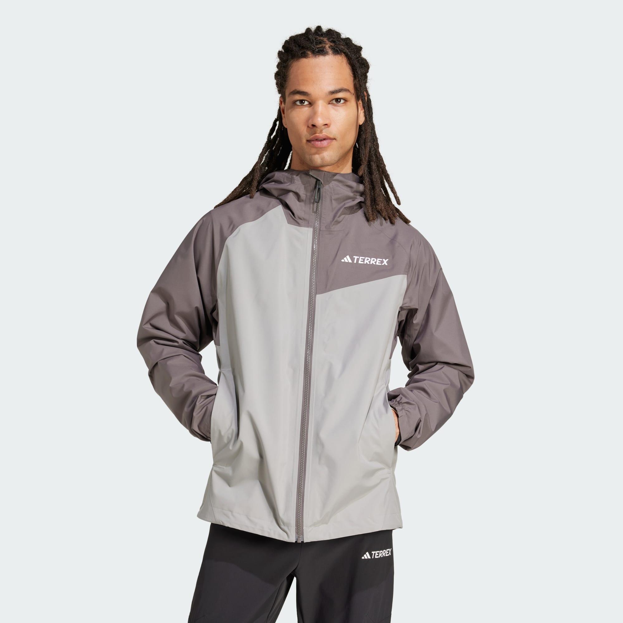 Adidas - Veste 2 Couches Terrex Multi Rain.rdy - Veste - Gris|marron|noir - Decathlon