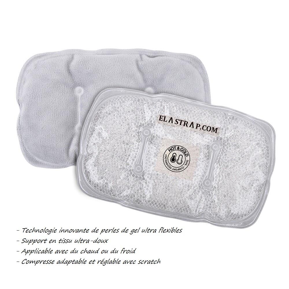 Borsa gel caldo/freddo multizona - Impacco di ghiaccio in gel con perline 5/5
