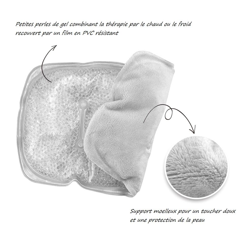 Borsa gel caldo/freddo multizona - Impacco di ghiaccio in gel con perline 4/5