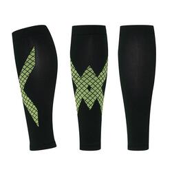 Manchons mollet de compression X-Sport - Effort et récupération - Noir et Jaune