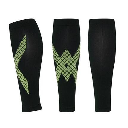 Manchons mollet de compression X-Sport - Effort et récupération - Noir et Jaune