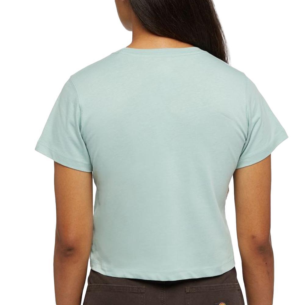 T-shirt Dickies Aitkin Verde da Donna 2/2