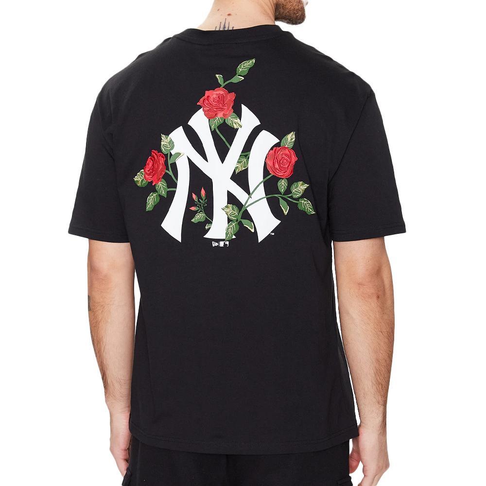 T-shirt Noir Homme New Era Floral 2/2