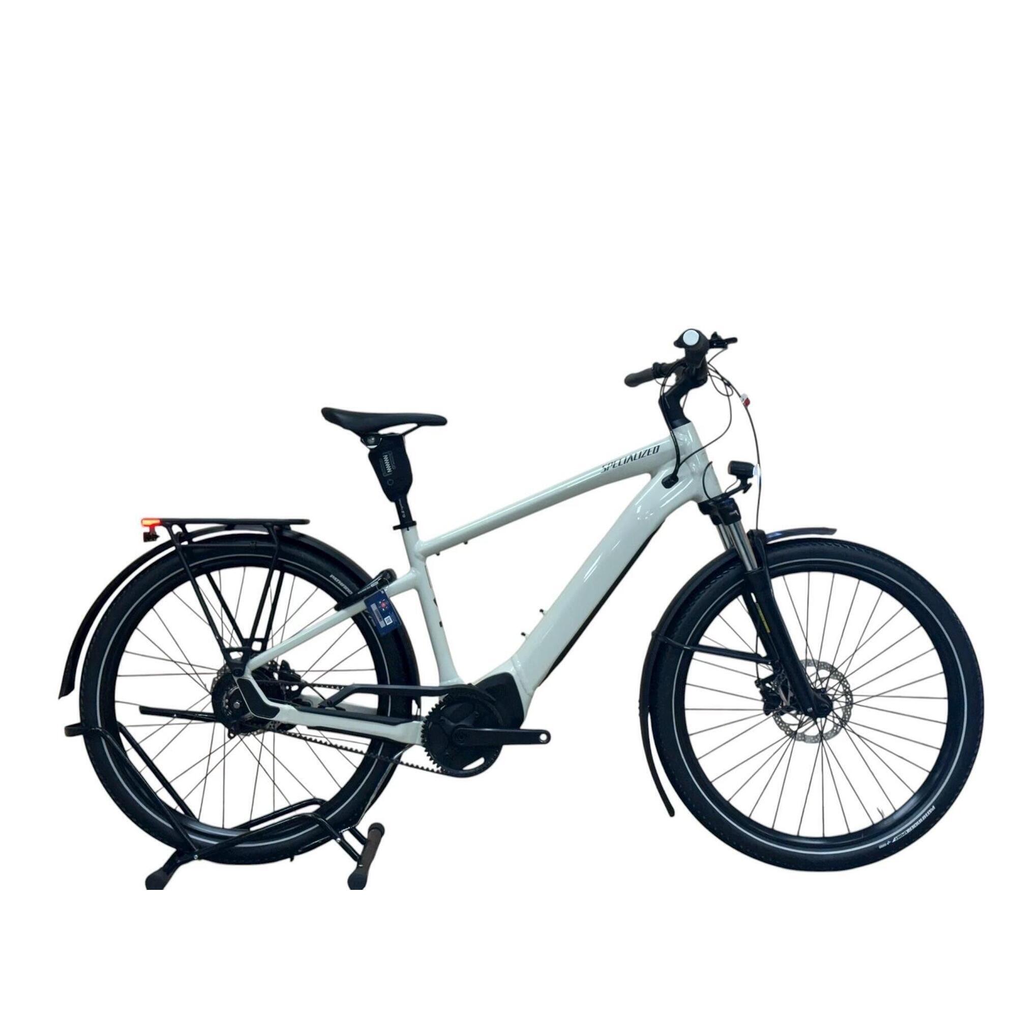 Specialized - Reconditionné -vélo Électrique Specialized Turbo Vado 3.0 Igh- Comme Neuf - Vélo Ville - Blanc|noir - Grand - Decathlon