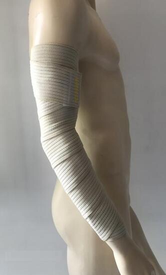 Long manchon de compression élastique bras brassière - bandage coude strapping