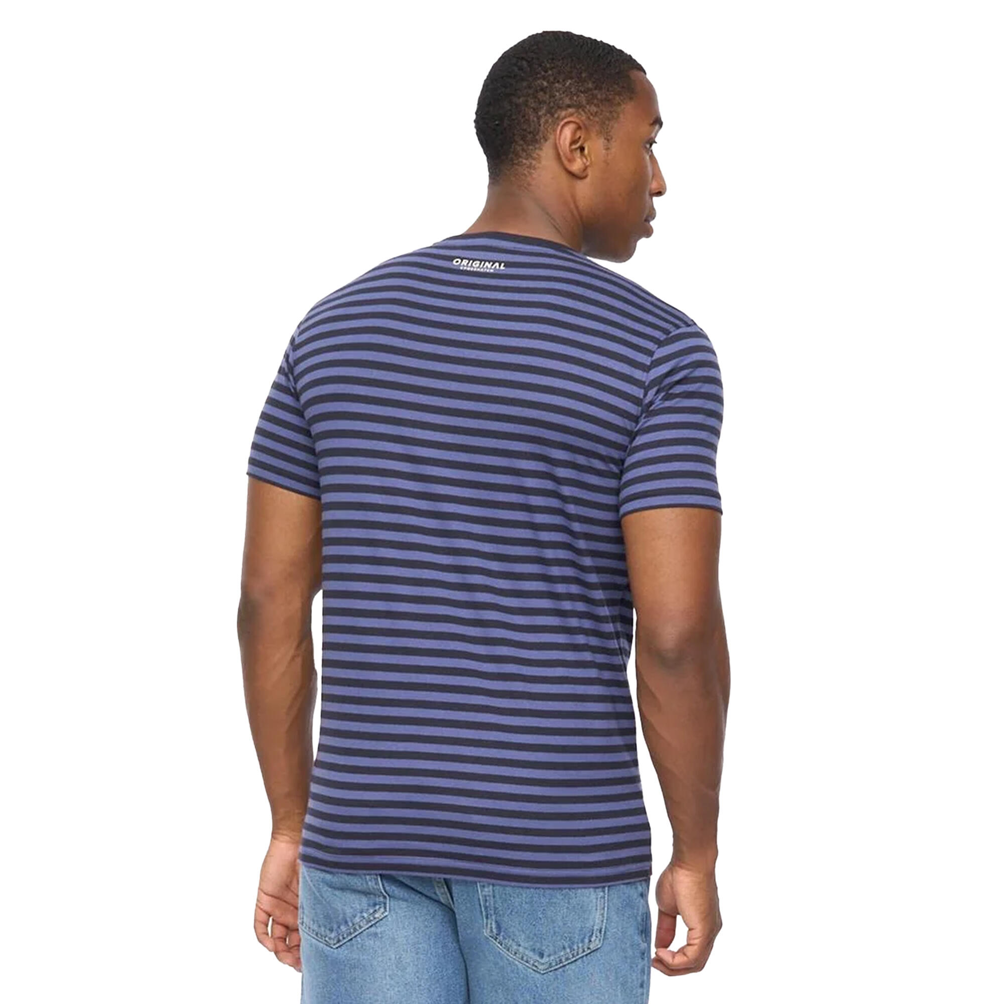 "Loppins" TShirt für Herren Marine 3/4