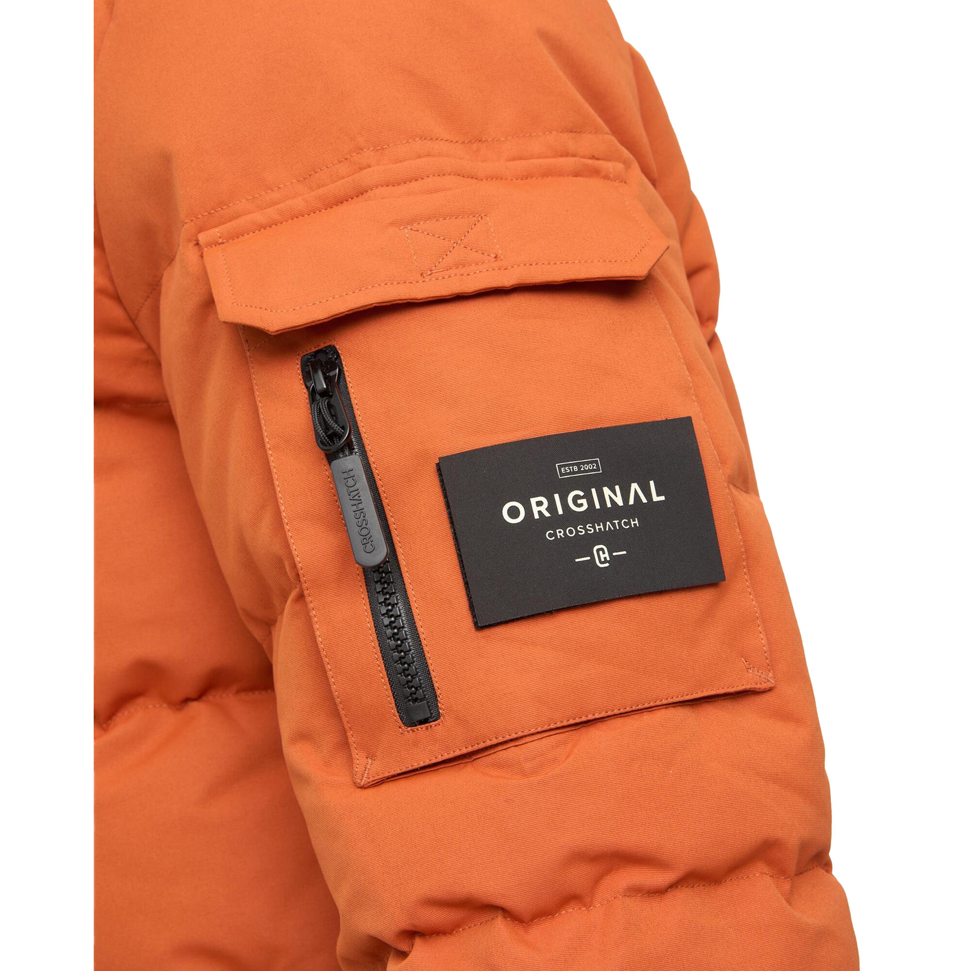 Giacca Lungo Uomo Crosshatch Milwaka Arancia Bruciata 4/5