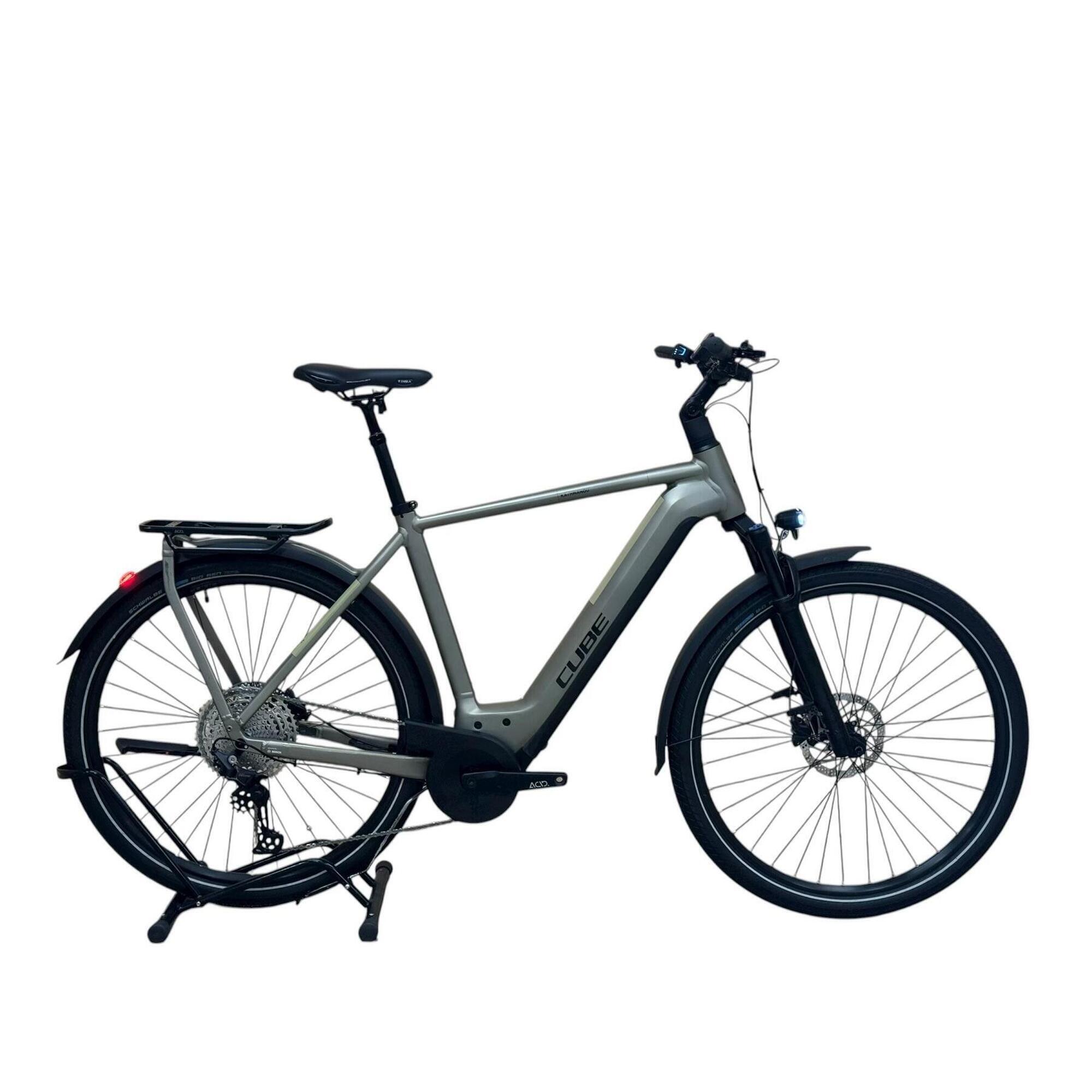 Cube - Reconditionné - Vélo Électrique Cube Kathmandu Hybrid Pro 625 - Comme Neuf - Vélo Ville - Gris|noir - Decathlon