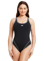 Maillot de bain Zoggs à armatures et dos nageur - Noir - Taille 32