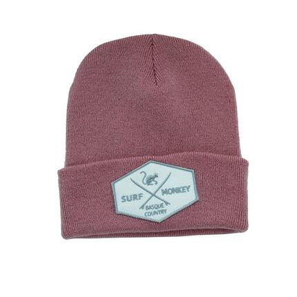 Bonnet - Logo brodé / Coton bio / Taille unique (Rose)