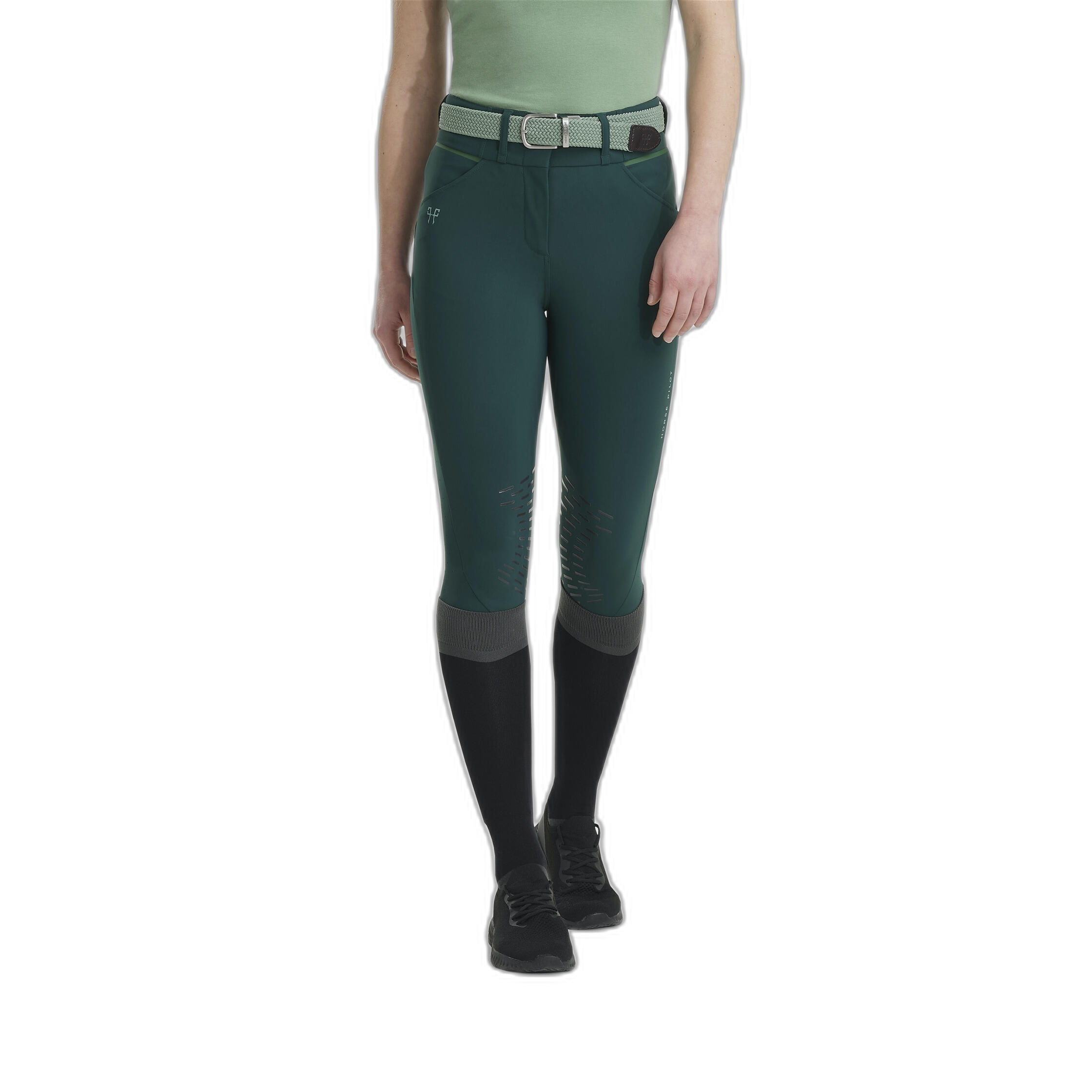 Horse Pilot - Pantalon Équitation Femme Horse Pilot X-aerotech - Pantalon D'Équitation - Vert - Decathlon
