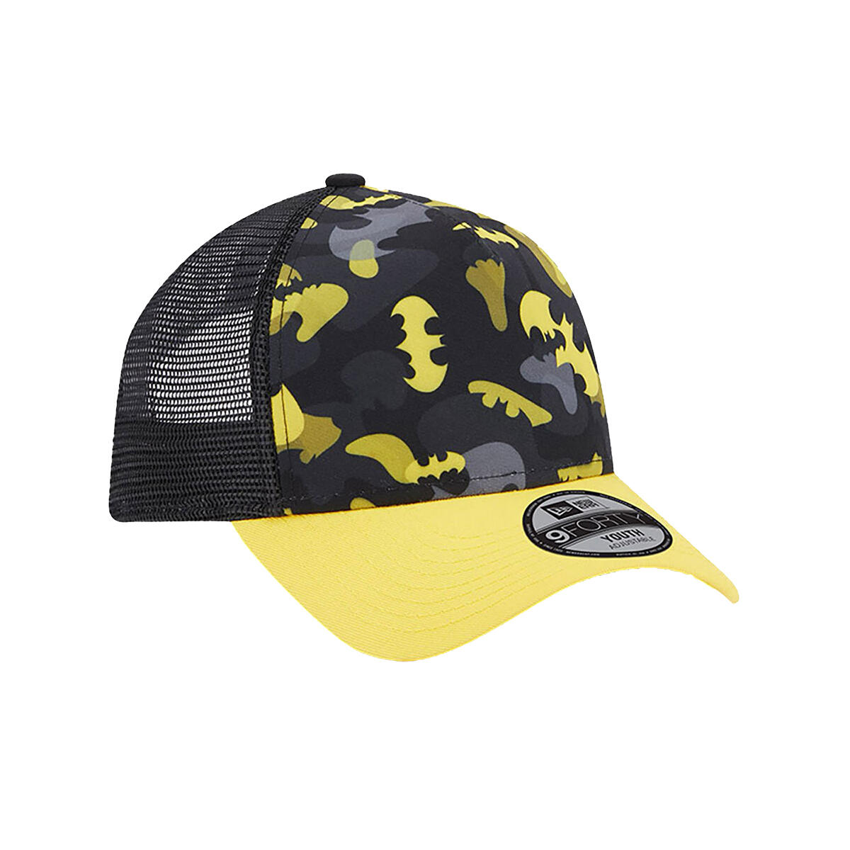 New Era Kinder Trucker Cap DC Print schwarz/gelb 3/5