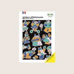 Stickers réfléchissants Lucas Beaufort – vinyle étanche, fabrication France.