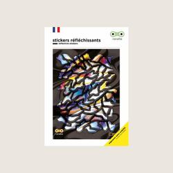 RAINETTE Stickers réfléchissants Camouflage - Vinyle étanche.