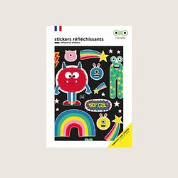 Stickers réfléchissants RAINETTE - vinyle imperméable multi-couleurs.
