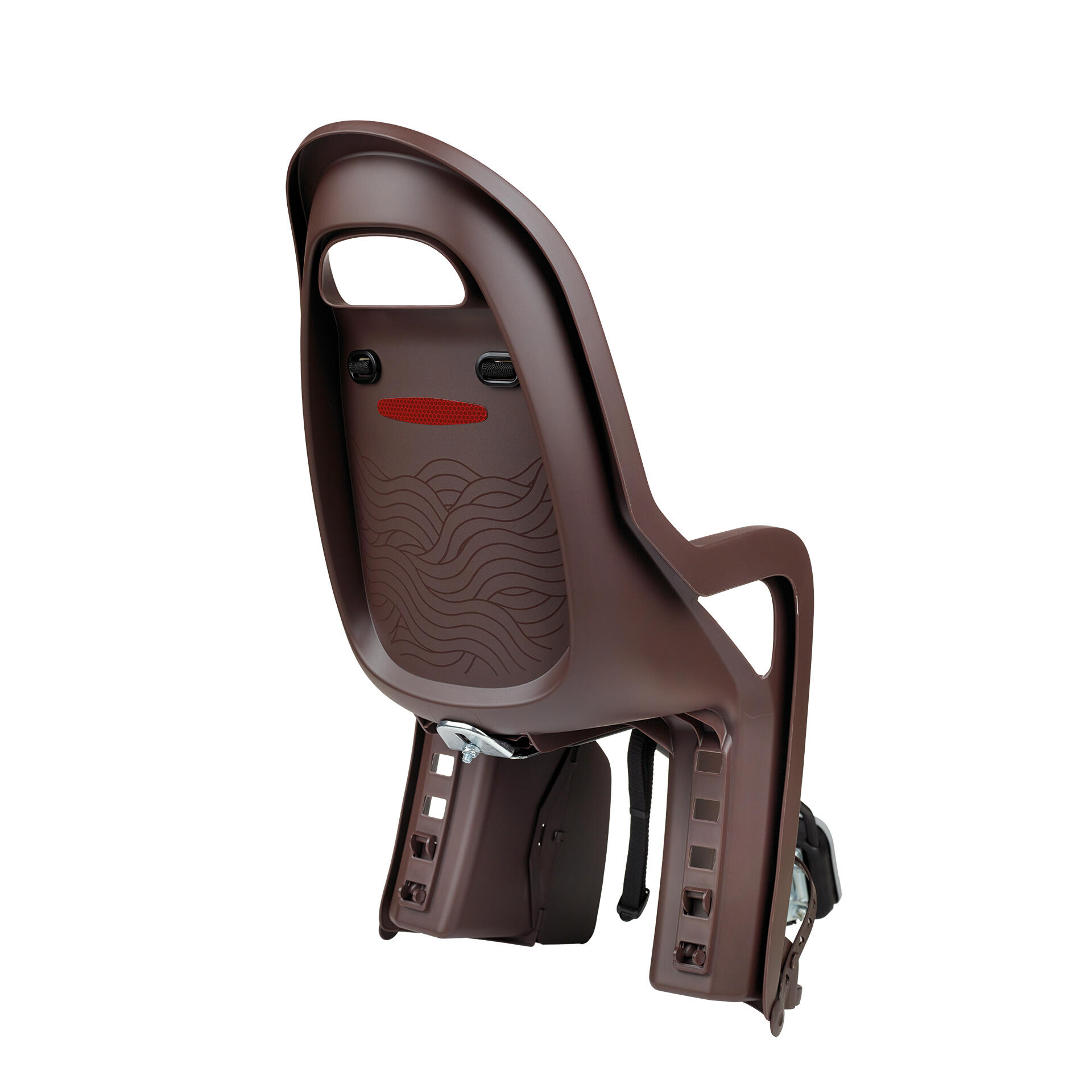 Siège vélo arrière Groovy avec fixation pour cadres petits et 29" Vert foncé 3/8
