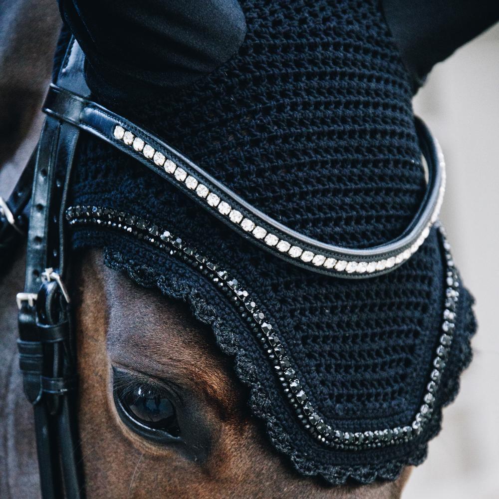 Bonnet anti-mouche Wellington stone & pearl soundless noir 3/7