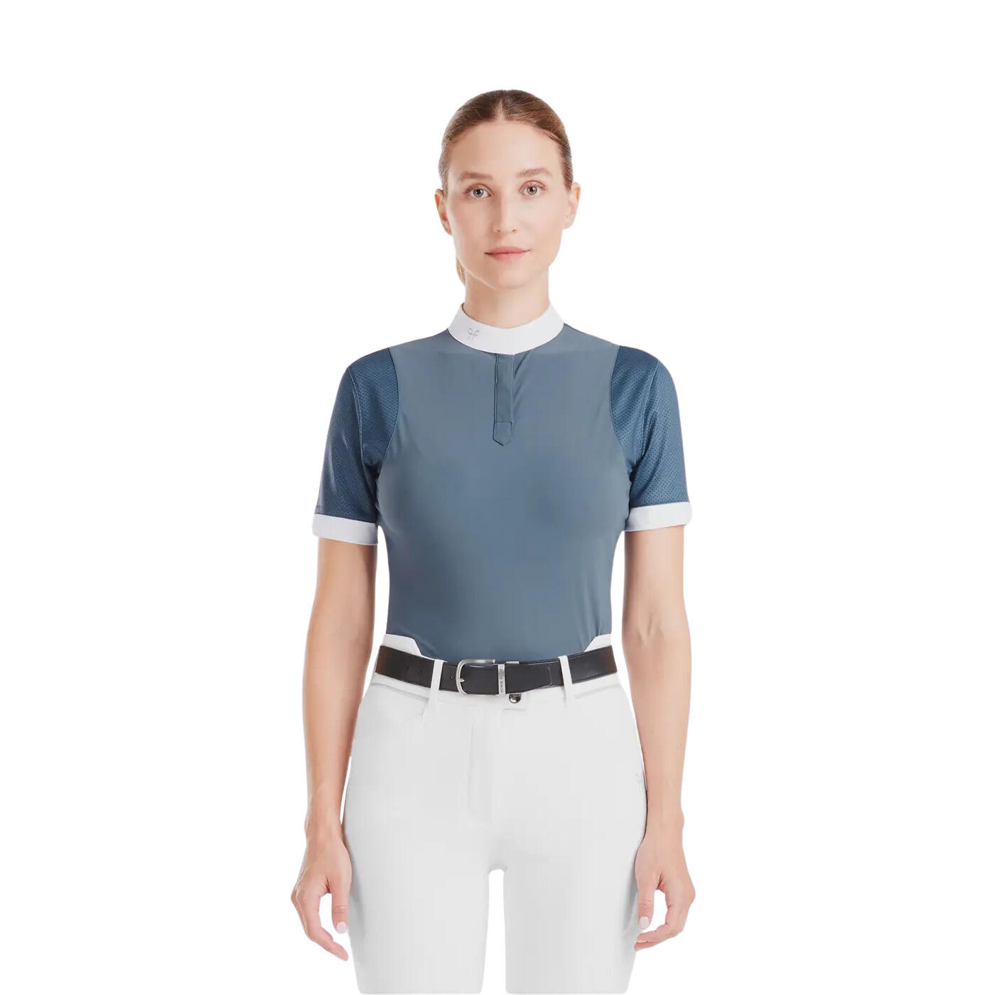 Horse Pilot - Chemise De Concours Femme Horse Pilot Aerolight - Chemise Manches Longues - Bleu - Decathlon