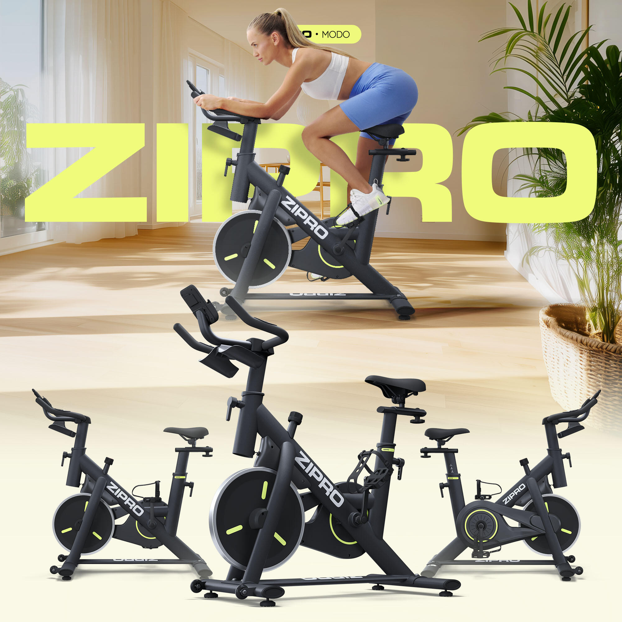 Rotoped Indoor Cycling Zipro Modo Bluetooth FitShow 3/7