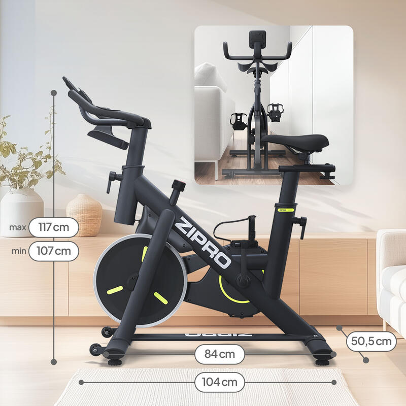 Bicicletă fitness indoor cycling Zipro Modo Bluetooth FitShow