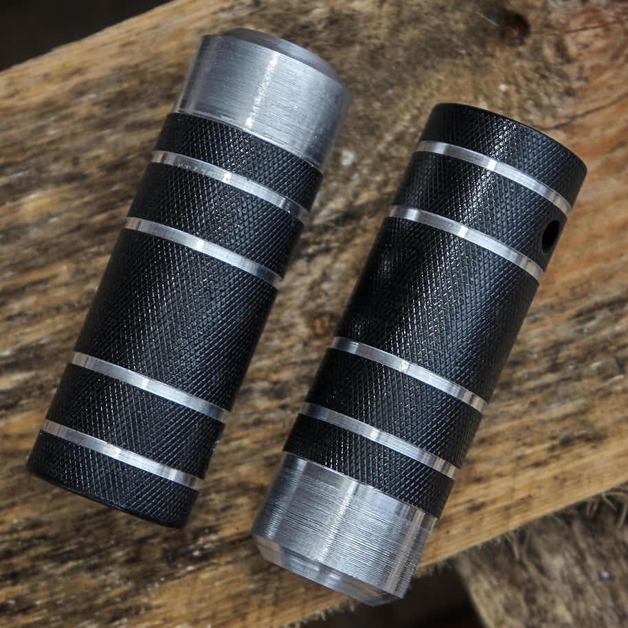 BMX PEGS COP ENFANTS NOIR ALU 14MM KHEBIKES 5/5