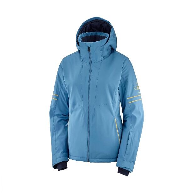 Salomon - Veste D'Hiver Pour Le Ski Et Le Snowboard Pour Femmes Salomon - Blouson - Bleu - Decathlon