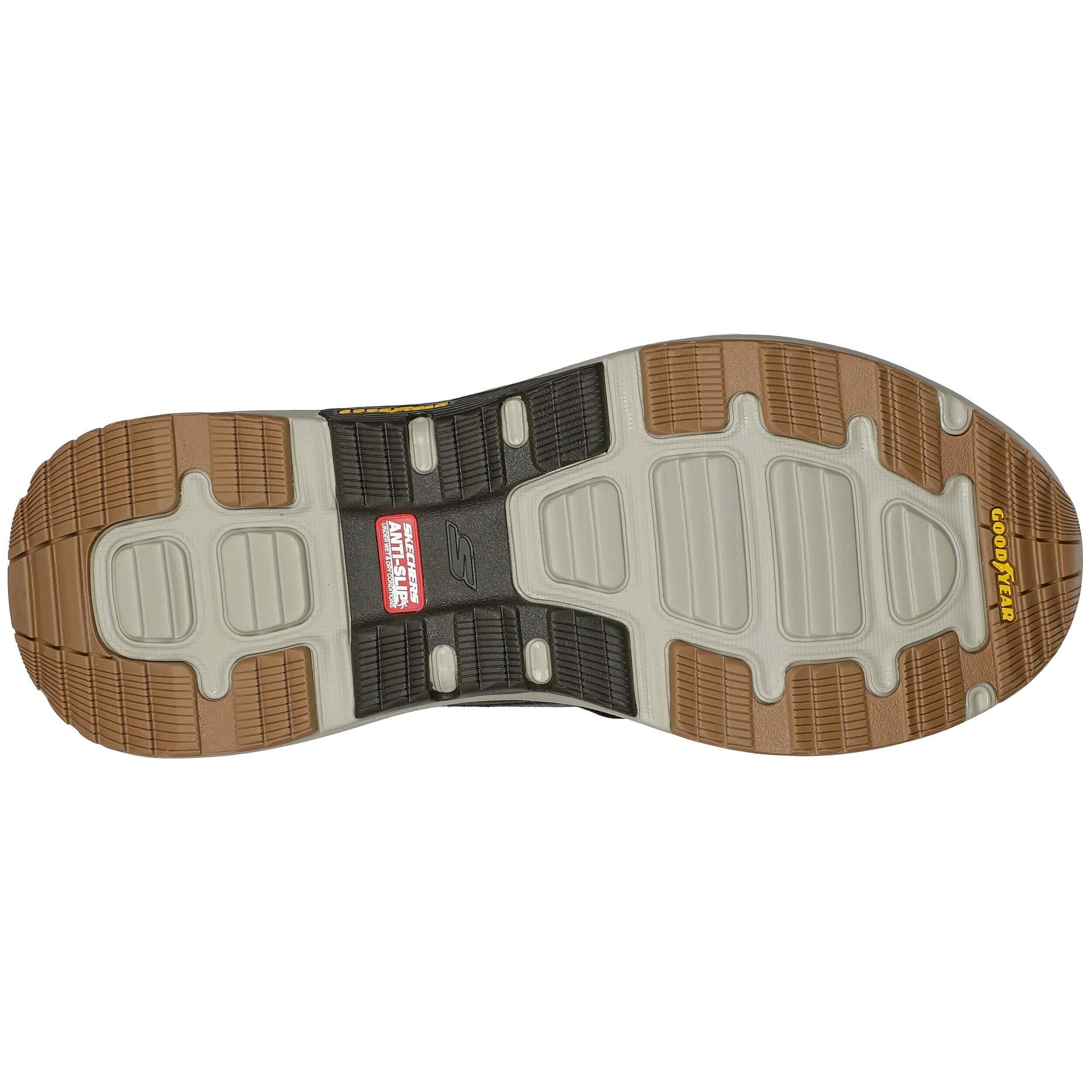 Schoen Skechers model 216103BRN voor mannen 3/5