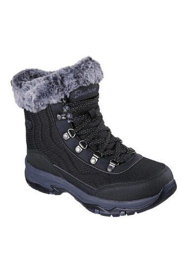 Skechers Damen Trego Stormie Winterstiefel Boots 167893 BBK Schwarz