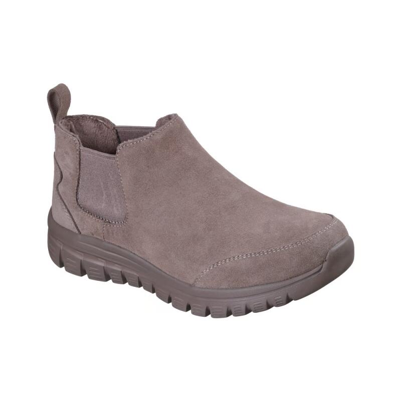 Botines Planos Mujer Skechers  Marrón 5/5