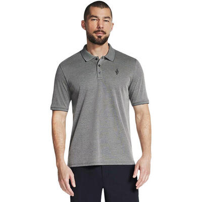 T-shirt skechers off duty polo, grijs, mannen
