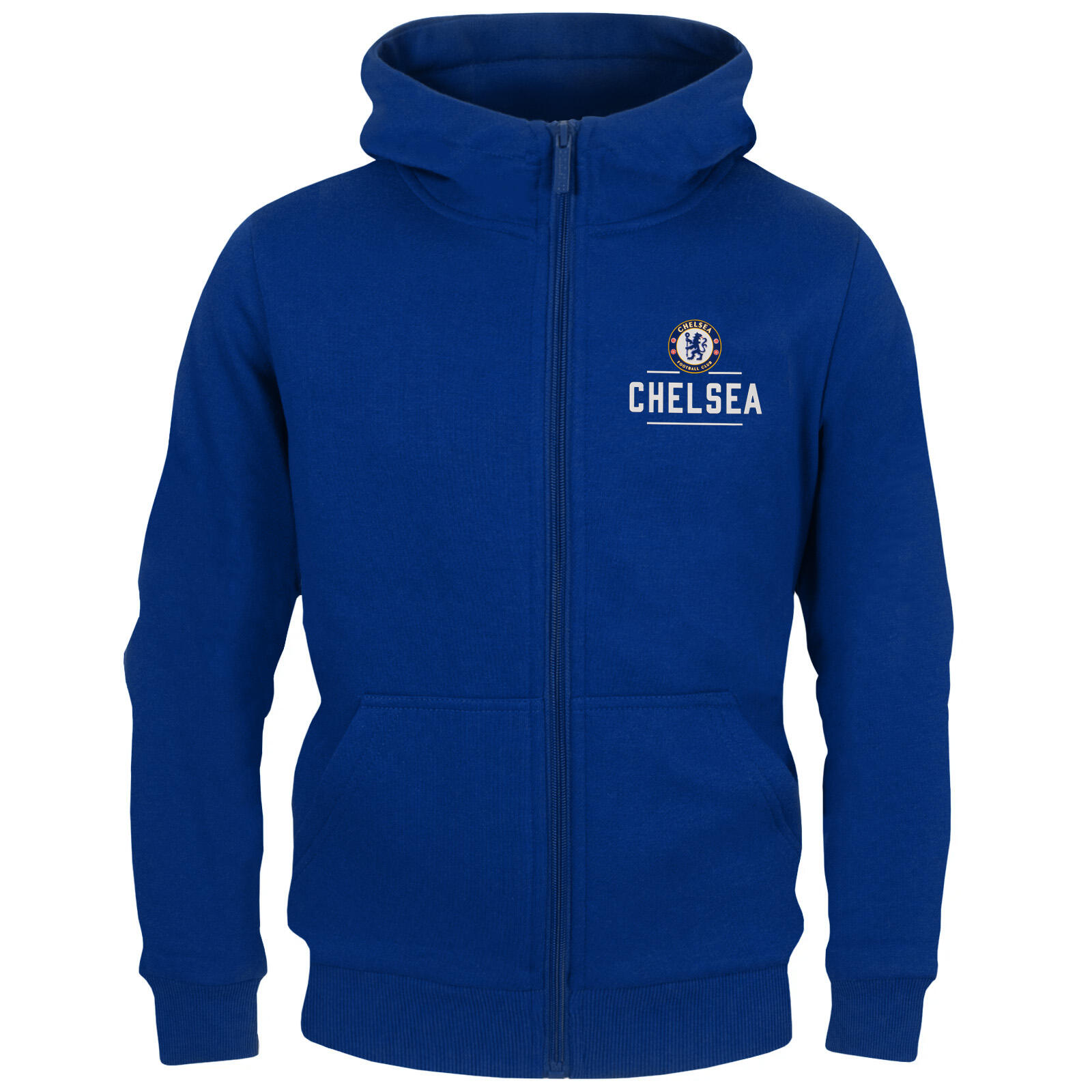 CHELSEA  トレーニングジャージ フリース青Ｌサイズ Chelsea Boys Hoody Zip Fleece Kids OFFICIAL Football Gift | Decathlon