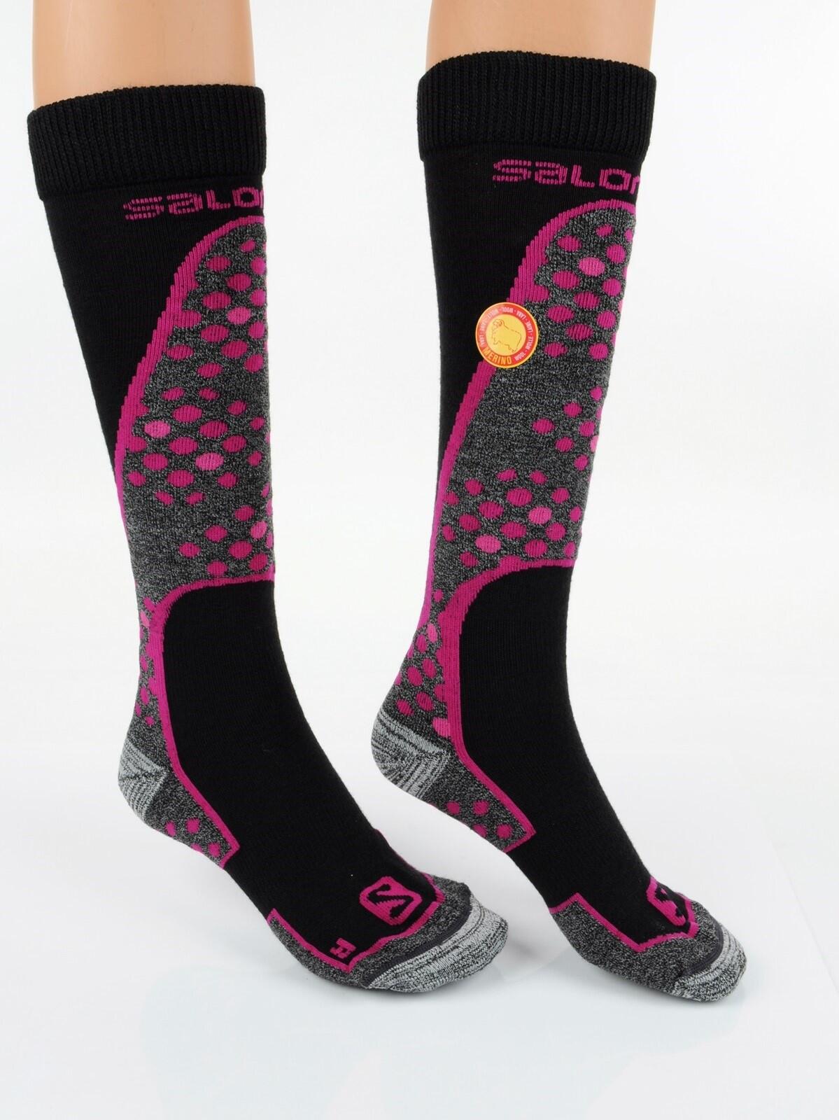 Meias de inverno para esqui e snowboard Salomon em lã 3/7