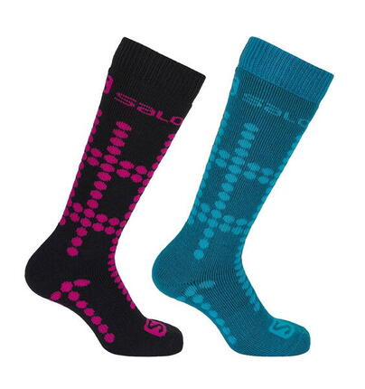 Chaussettes d'hiver pour le ski et le snowboard Salomon, lot de 2